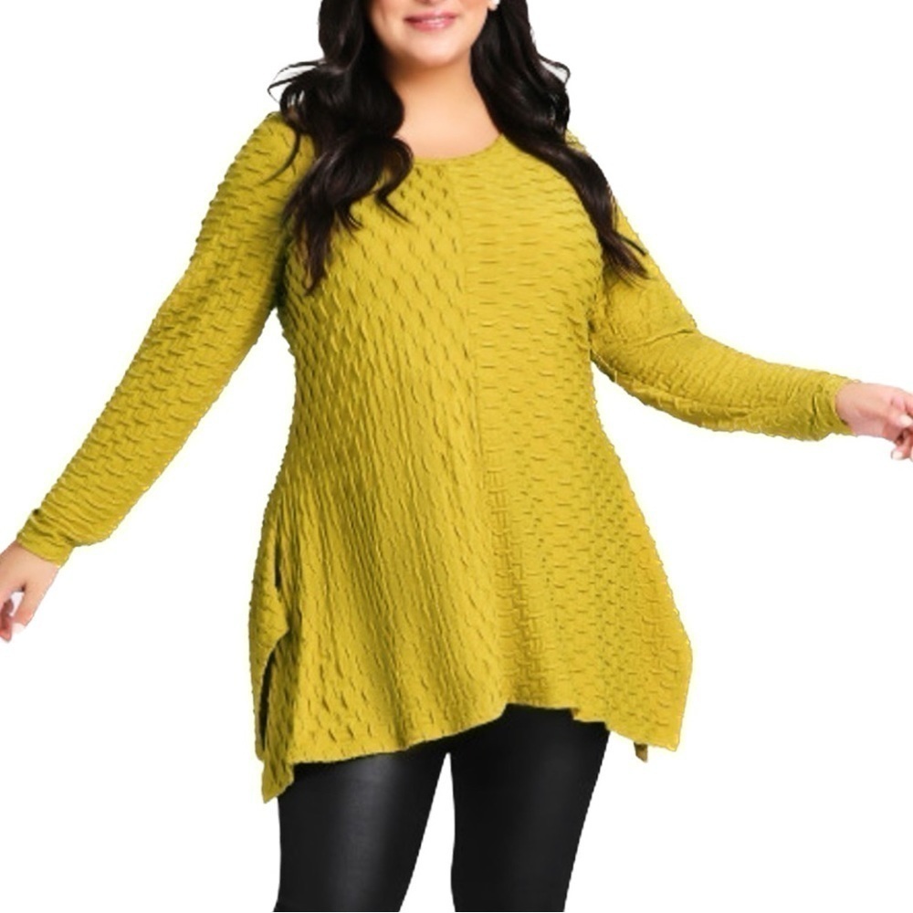 AVENUE 20W Citrus Milton Tunic Top W11.5